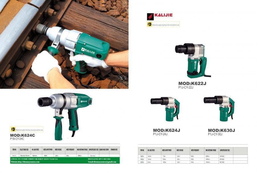 Súng Bắn Xiết Bulông Bằng Điện 1/2 Inch Ngắn K622C Sung Ban Xiet Bulong Oc Bang Dien 3
