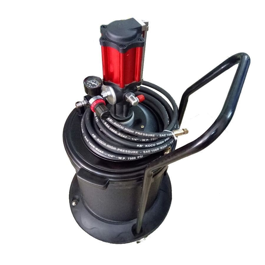 Máy Bơm Mỡ Khí Nén 30 Lít Gz-200 Ong Dan May Bom Mo Kocu Gz 200