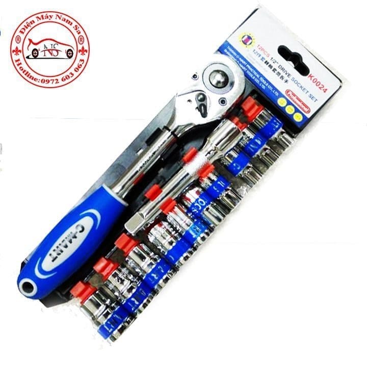 Bộ Tay Vặn Đa Năng 1/2 Inch Bo Tuyp C Mart K0024 1 Phan 2 12 Chi Tiet
