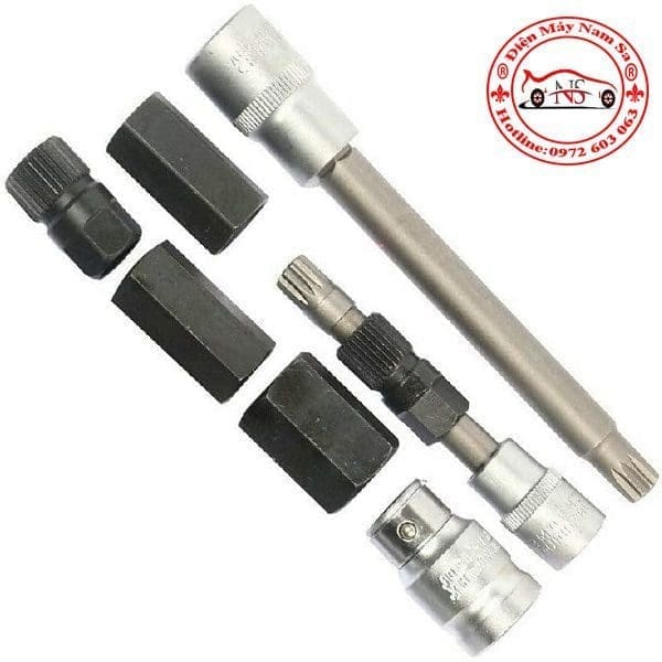 Bộ Tháo Puly Máy Phát Điện Ô Tô Chi Tiet Dung Cu Thao Puly May Phat Dien O To